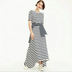 J. Crew Tall striped maxi dress